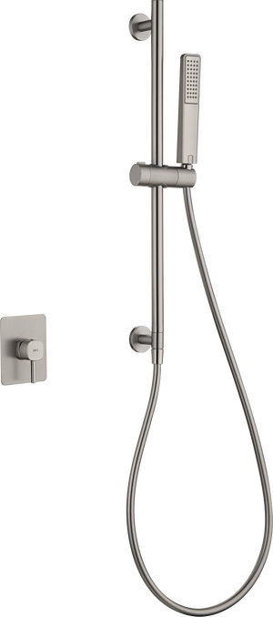 Brushed Nickel Concealed Single Lever Shower Set with Hand Shower TOSCANA, main product view