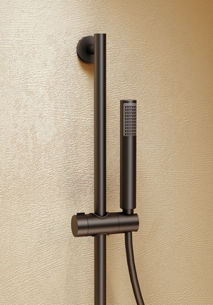 Belgica Chrome Concealed Single Lever Shower Set with Hand Shower, view 3