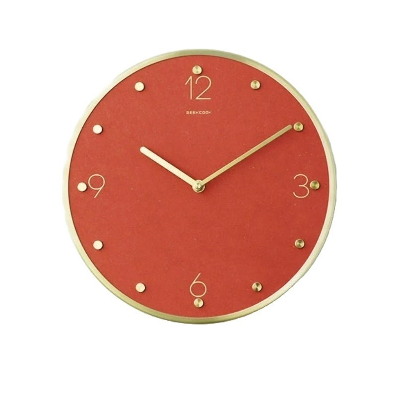 Reloj de pared Clásico Metálico Nórdico Vintage Metal Péndulo