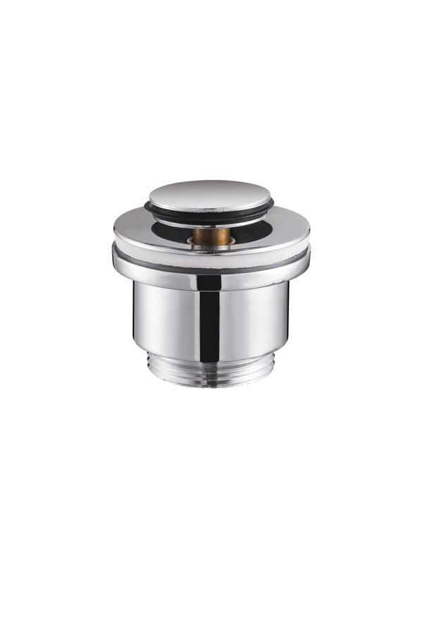 Chrome Click-Clack Sink Valve Small Plug Modern, view 2
