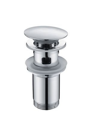 Chrome Click-Clack Valve for Basin Drain, view 2