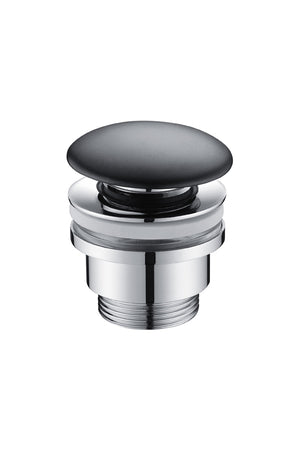 Matte Black Click-Clack Valve for Bathroom Sinks, view 4
