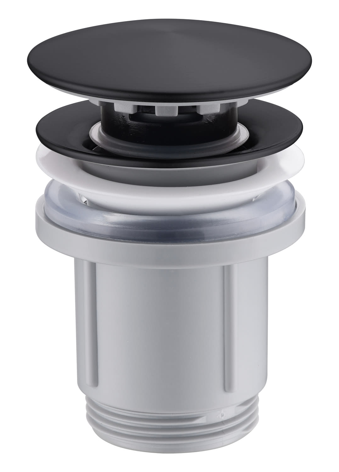 Válvula Click-Clack de PVC negro mate | IMEX