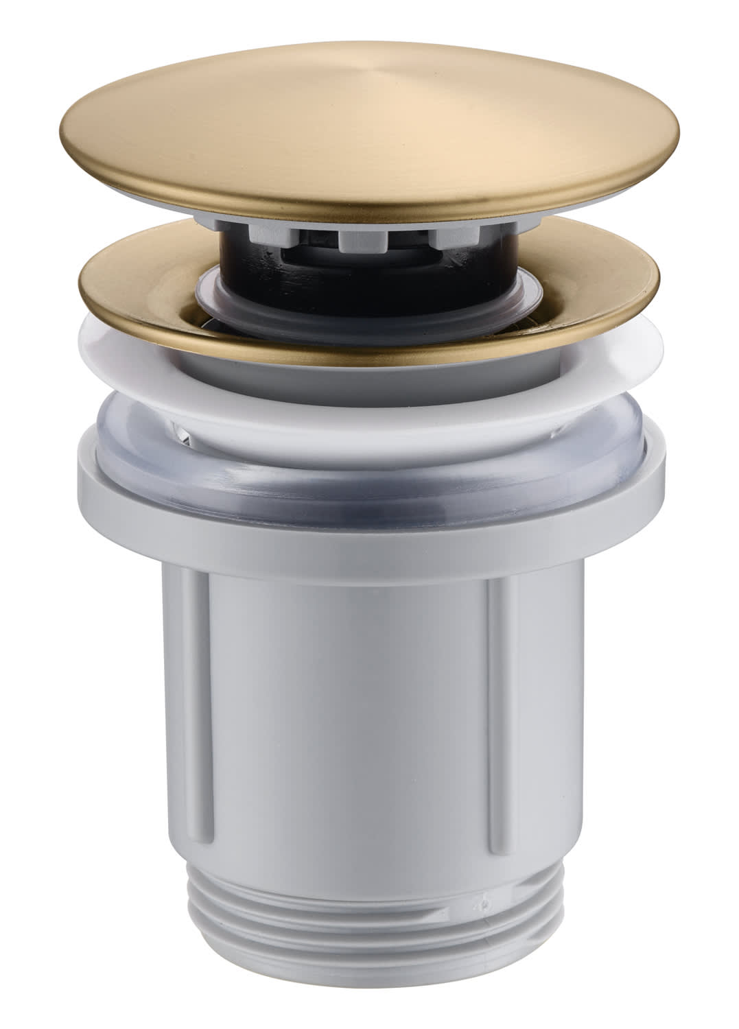 Válvula Click-Clack de PVC dorado cepillado | IMEX