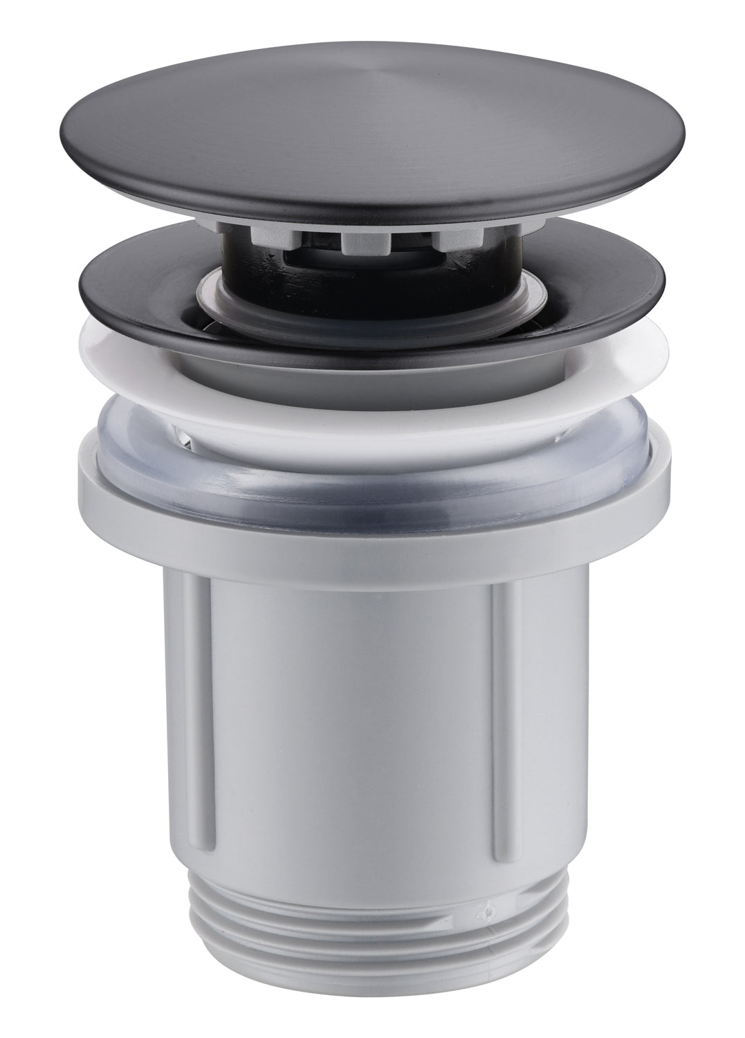 Black Gun Metal PVC Click Clack Waste Valve, view 2