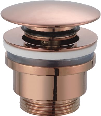 Válvula Click-Clack Pvd Oro Rosa Cepillado - Bathroom Product