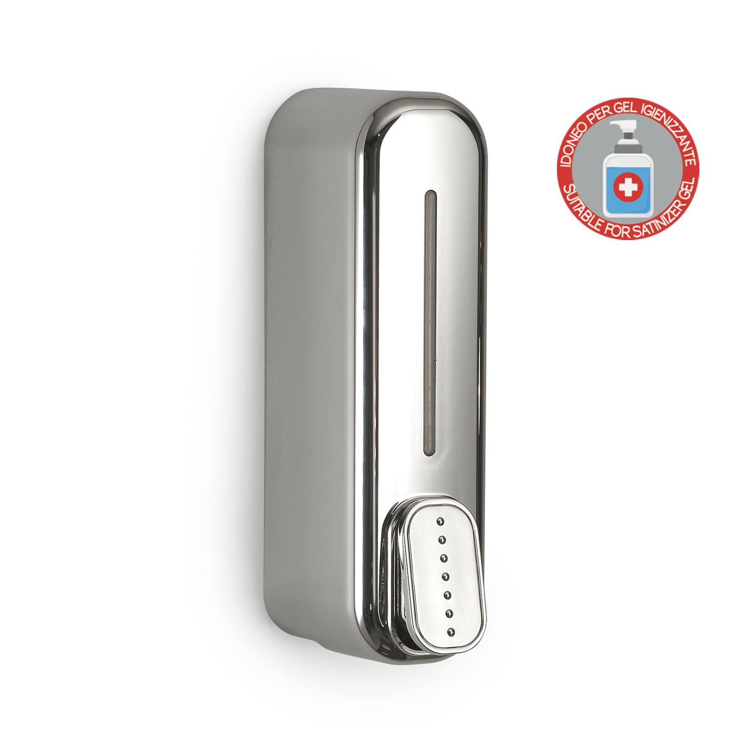 Chrome Soap Dispenser 350ml Modern Bathroom Accessories, view 2