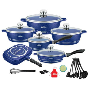 23-Piece Aluminum Cookware Set with Non-Stick Coating - view 2