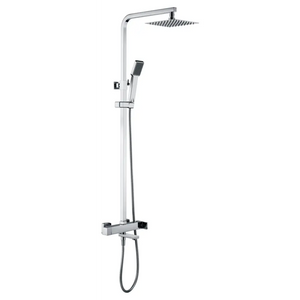 Chrome Single Handle Bathtub Faucet Modern Design, main product view