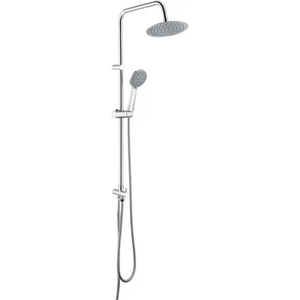 Chrome Shower Bar Modern Minimalist Design, main product view
