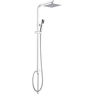 Chrome Shower Bar Without Taps Modern Minimalist Design, main product view