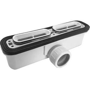 Saona Cream Mineral Resin Shower Tray with Hidden Drain - view 2