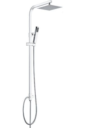 Chrome Shower Bar Without Taps Modern Minimalist Design, view 2
