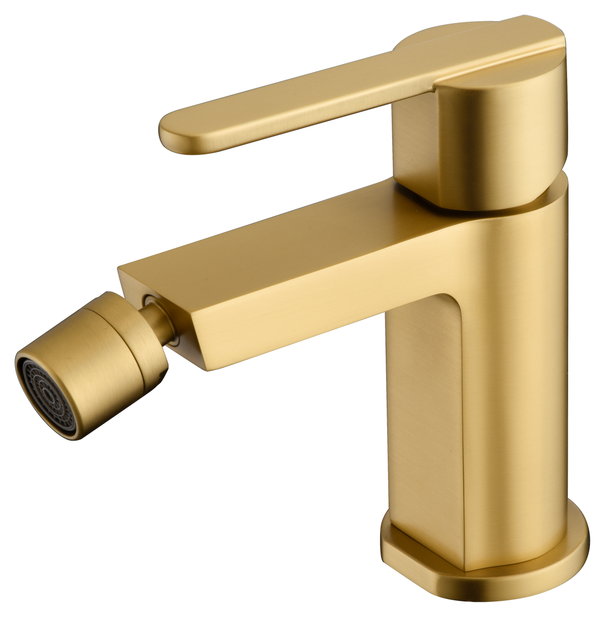 Roma Brushed Gold Bidet Mixer Single Handle, view 2