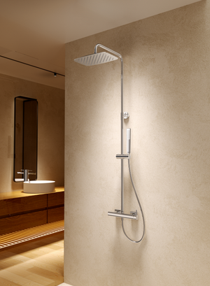 Toscana Matte Black Single Lever Shower Set, view 4