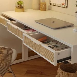 Rattan Soan Electric Standing Desk - 48’’ x 26’’ / White - Standing Desk