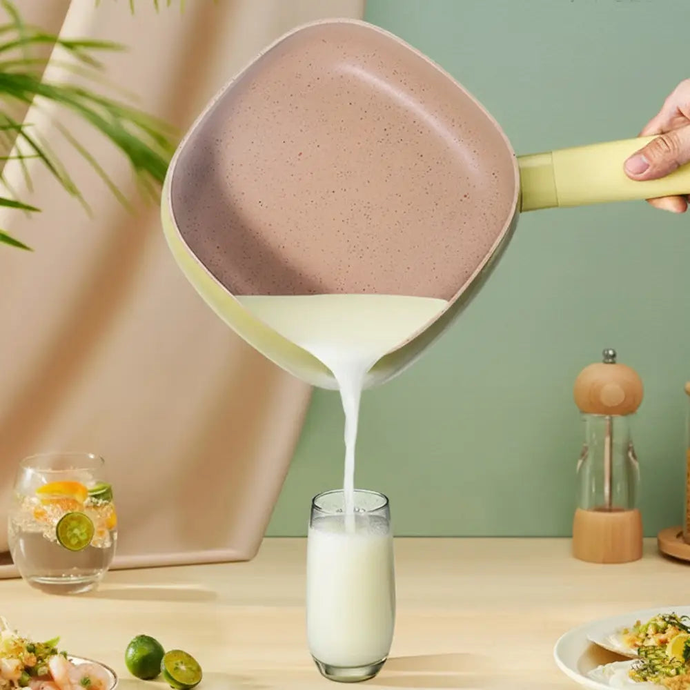 Coating Square Non Stick Square Glass Lid Pan - Cookware set