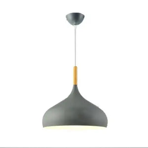 Modern Wooden Pendant Light with LED Color Changing - view 8