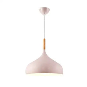 Modern Wooden Pendant Light with LED Color Changing - view 13