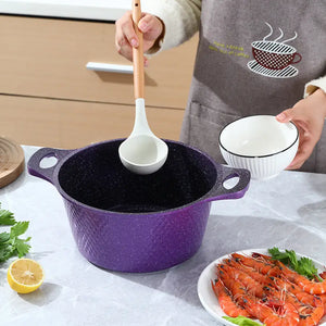 10 Piece Stone Aluminum Cast Non Stick Cookware Set - Cookware set