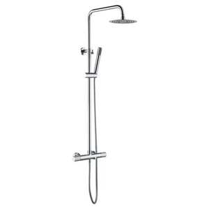 Chrome Thermostatic Bathtub Set Modern Design, main product view