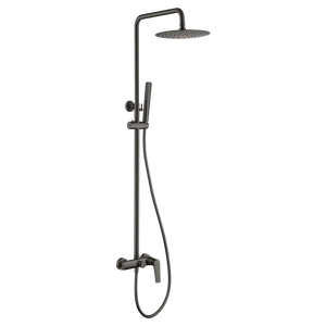 Black Gun Metal Single Handle Shower Set, main product view