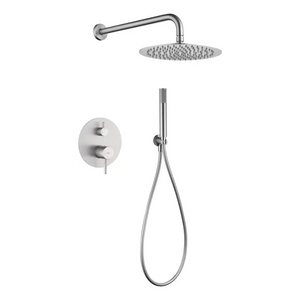 Brushed Nickel Built-in Single-Lever Shower Set, main product view