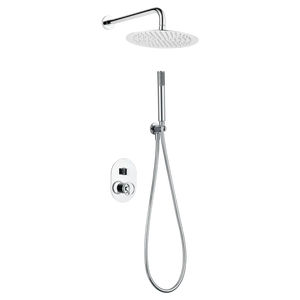 Olimpo Chrome Recessed Shower Set Single Handle, main product view