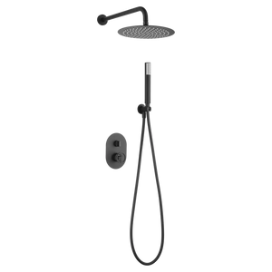 Matte Black Built-in Single-Lever Shower Set, main product view