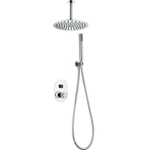 Chrome Single-Lever Built-In Shower Set Modern Design, main product view