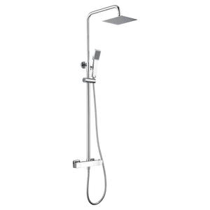 Chrome Thermostatic Shower Set Modern Design, main product view