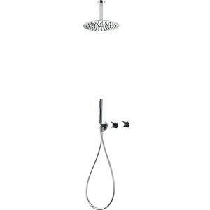 Chrome Thermostatic Shower Set Built-In Design, main product view