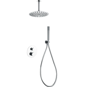 Chrome Thermostatic Shower Set Built-in Genoa Series, main product view