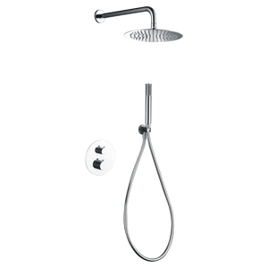 Chrome Thermostatic Shower Set Built-In Design, main product view