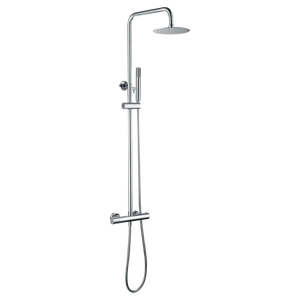 Chrome Thermostatic Shower Set with Temperature Control, main product view