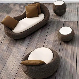 Modern Rattan Garden Sofa Set Outdoor Patio Furniture - view 11