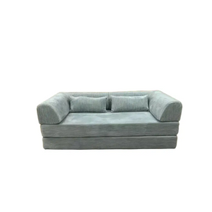 Corner Velvet Sofa Bed with Vacuum Compression Technology - view 6