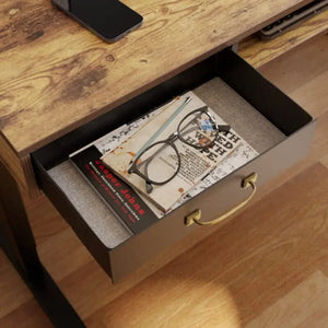 Brooklyn A led electric Standing Desk With Drawers - Desk > Standing Desk