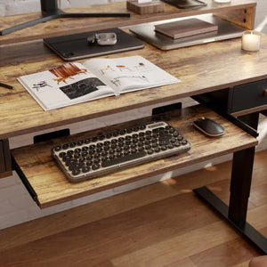 Brooklyn A led electric Standing Desk With Drawers - Desk > Standing Desk