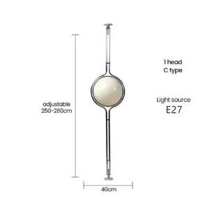 Modern Metal Ball Floor Lamp with Adjustable Light - view 10