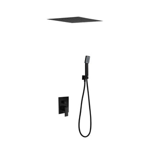 Volga Single Lever Built-in Shower Matte Black Volga Series, main product view