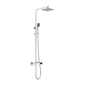 Fiji Single Handle Chrome Shower Set Modern Design, main product view