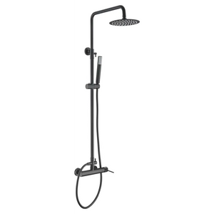 Matte Black Single Handle Shower Set Modern Design, main product view