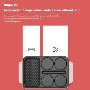 Non-Stick Electric Portable Pan Fast Heating - Pan Fast Heating