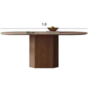 Walnut Dining Table and Chair Set - view 9