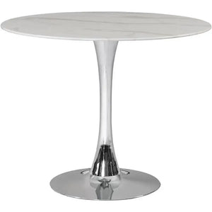Elegant Kitchen and Dining Room Table - Chrome - Dining Table