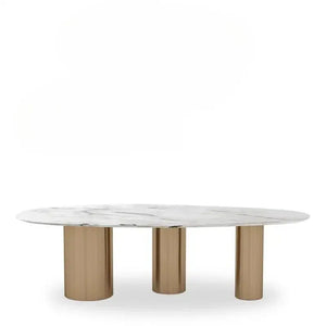 Water Drop Marble Dining Table Modern Design - view 2