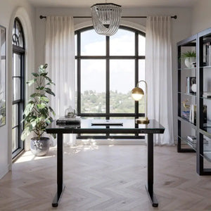 Elitras Tempered Writable Glass Standing Desk - Standing Desk