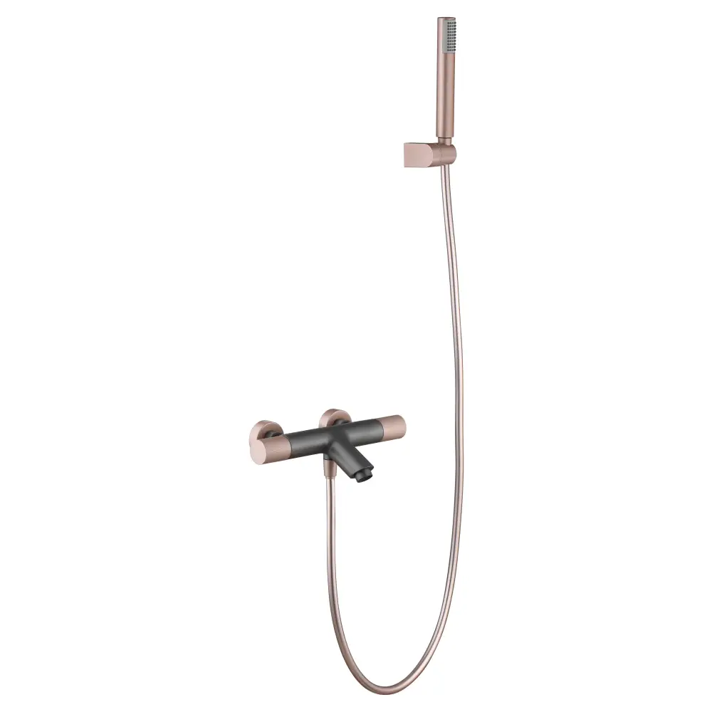 Faucet Bath/Shower Thermostatic Line Gris Champagne | IMEX - Shower Set
