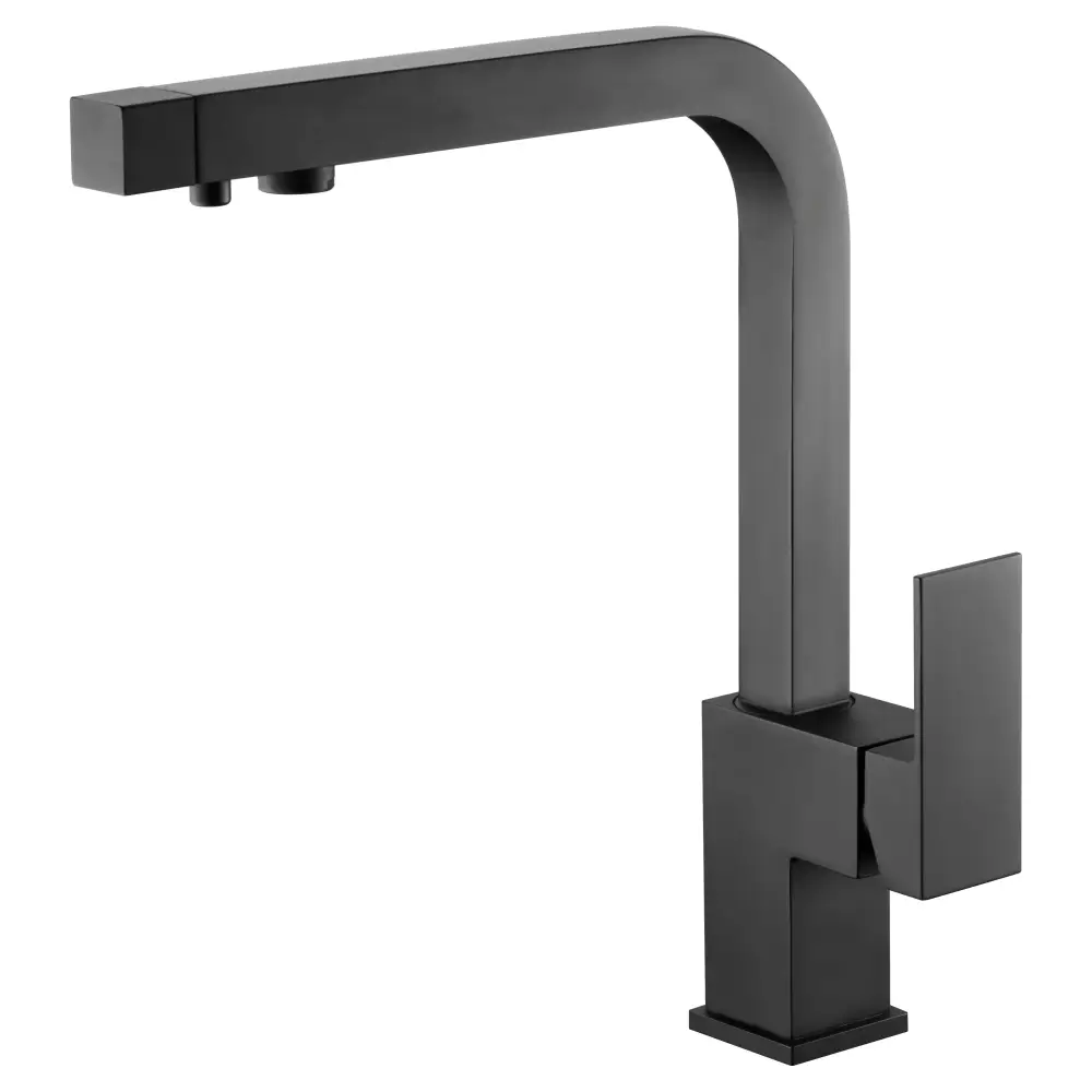 Faucet Kitchen Capri Matte Black Osmosis | IMEX - Faucet